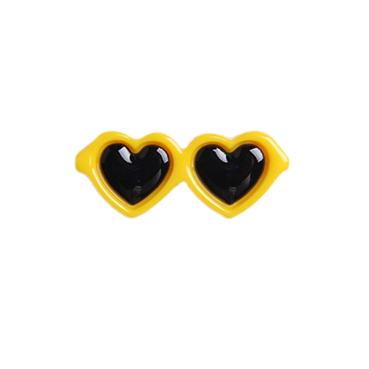 Pet Cute Heart Sunglasses Hairpins Pet Dog Hair Clips Puppy Cat Yorkie Teddy Pet Decor Barrette Hair Accessories For Small Dogs