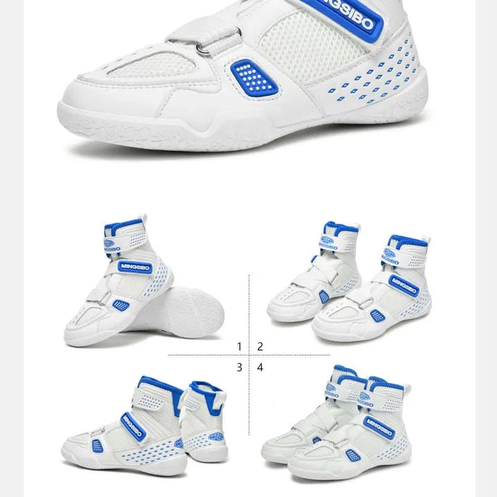 High-top  Boxing Shoes Designed For Children wrestling Shoes Breathable and Comfortable Children's Fight Boots30-38
