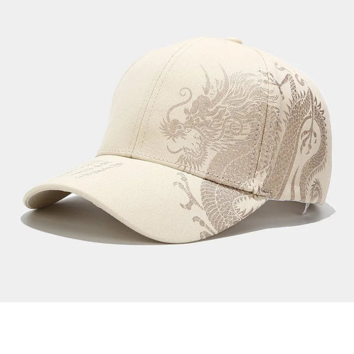 Chinese Style Dragon Pattern Baseball Hat For Men And Women, Versatile National Tide Cap, Hip Hop Hip Hop Skateboarding, Cool