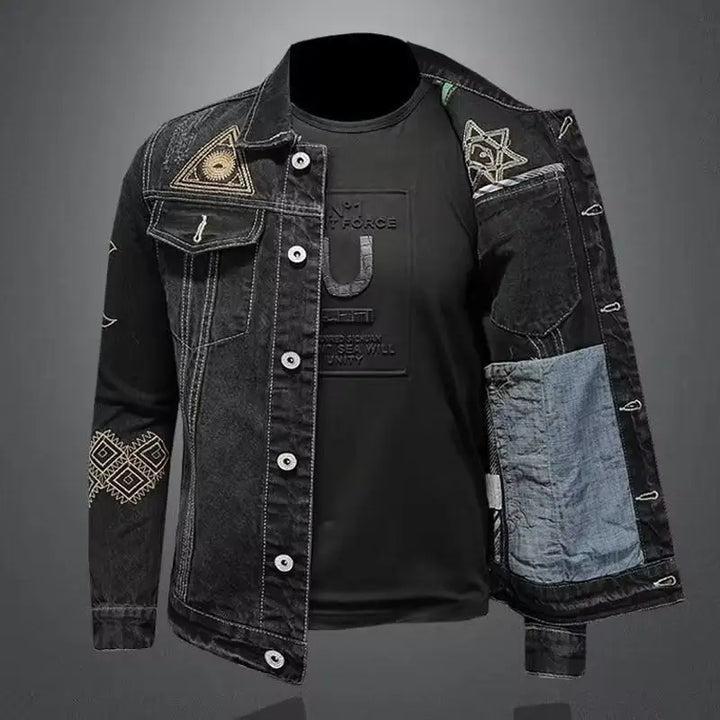 🧥 Retro Vibes. Modern Edge.
🔥 Men’s Embroidered Denim Jacket – Classic lapel design with a trendy, loose fit
🛵 Motorcycle-inspired style, perfect for spring & autumn
🎯 Detailed embroidery adds a bold, fashion-forward touch
Your go-to jacket for effort