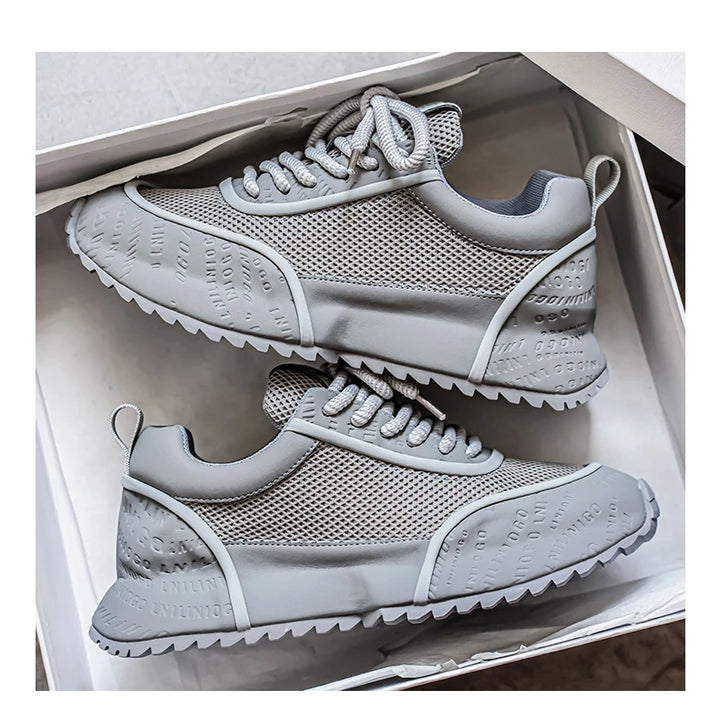 Men's Shoes - 2025 Summer New Style Anti-slip and Wear-resistant Sports Shoes with Breathable Mesh Surface and Casual Style