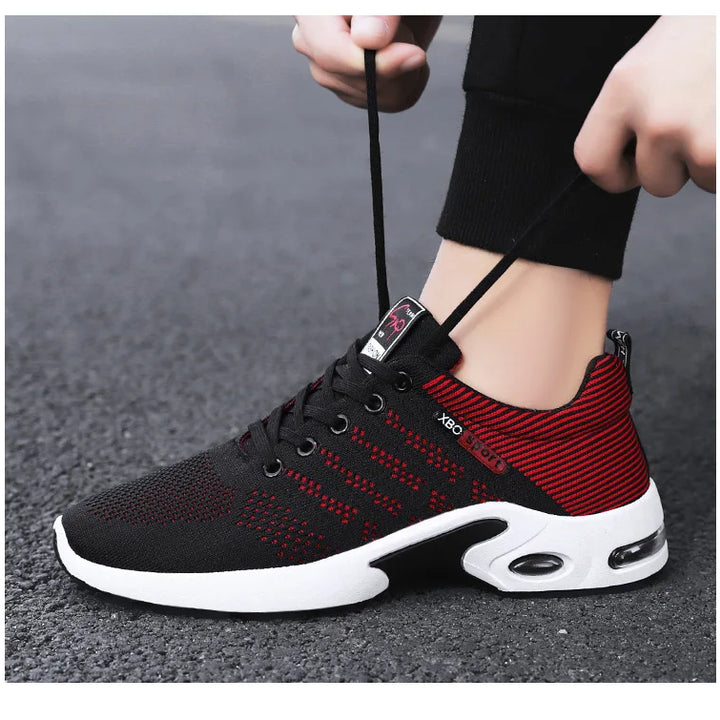 Shoes men 2025 new trend men's shoes breathable lace-up running shoes Korean version light casual sports shoes