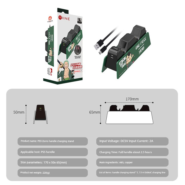 Good Value Ps5 Handle Charging Set Support Silicone Case Charging Ps5 Elite Handle Charging Base Double Charging Accessories