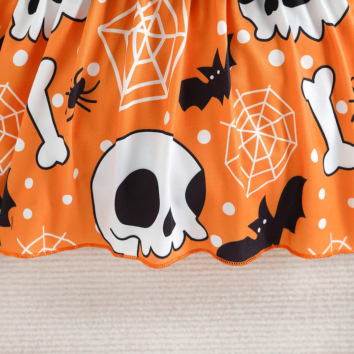 Children's Halloween Baby Clothes New European and American Fan Girls Dress Baby Ha Dress