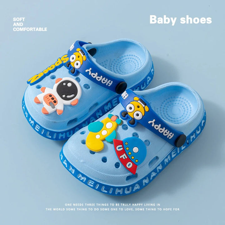 Kids' Cartoon Baby Soft-Sole Sandals – Ultra-Light Non-Slip Infant & Toddler Open-Toe Beach Sandals for Boys and Girls