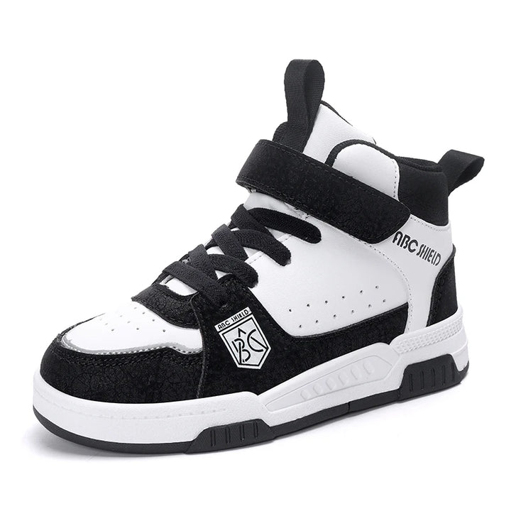 2024 New Fashion Kids Sneakers Boys Girls Casual Board Shoes High Top Running Sports Shoes Children Non-slip Basketball Sneakers