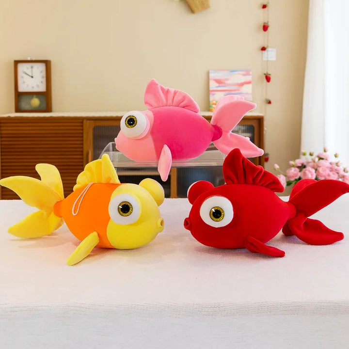 New goldfish plush toys for children cushion goldfish dolls