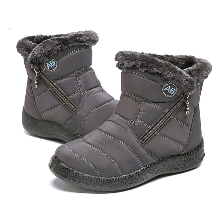 Women's Boots Women's Ankle Boots With Fur Winter Shoes Women Low Heels Winter Boots Snow Waterproof Botas Mujer Winter Footwear