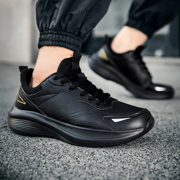 Outdoor Trendy Walking Shoes for Men Sneaker Man Leather High-quality Casual Breathable Flat Non-slip Tennis Shoes