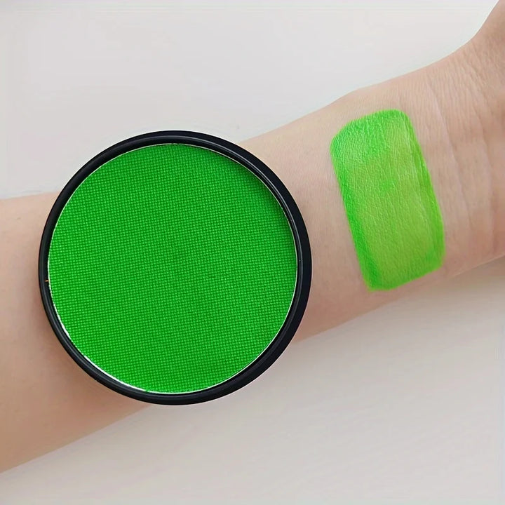 30g Monochrome Water Soluble Face Body Paint Vibrant DIY Makeup for Christmas Parties Long-Lasting Professional Quality Cosmetic
