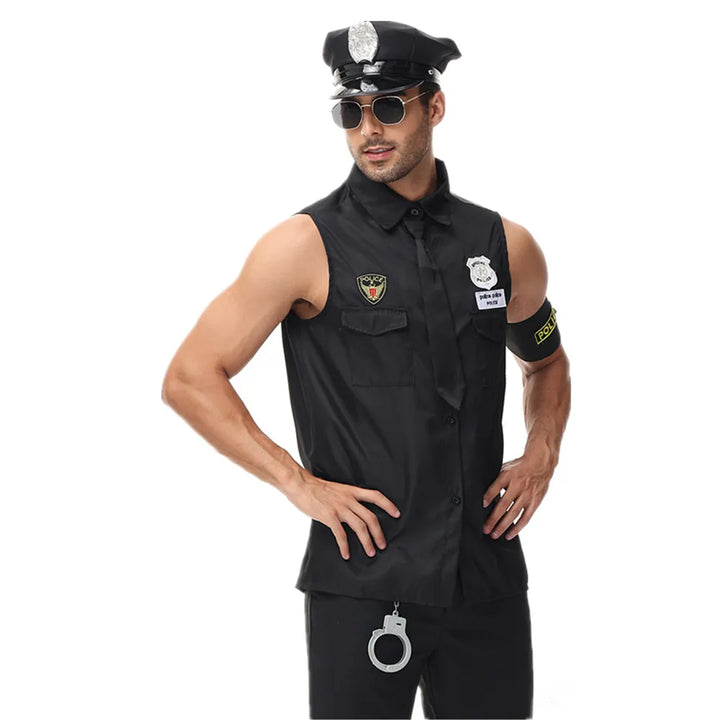Command the Night!
Classic cop uniform perfect for Halloween, cosplay, or parties. Sharp, easy to wear, and ready for action.
👮‍♂️ Includes: Police shirt + badge
🎃 Occasions: Halloween, carnival, cosplay
🚓 Style: Police officer, cop costume