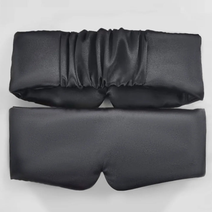 Silk Satin Sleep Mask Comfortable Sleeping Eye Mask Eyeshade Cover Shade Eyes Relax Enlarged Eye Patch Women Men Sleep Health