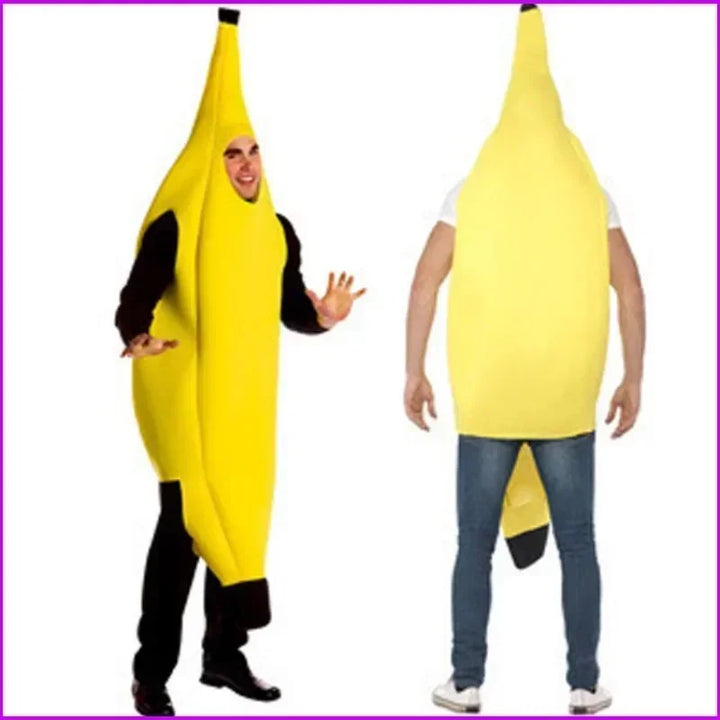 Halloween Carnival Clothing Men Cosplay Adult Fancy Dress Funny Sexy Banana Costume Novelty Christmas Carnival Party Decorations