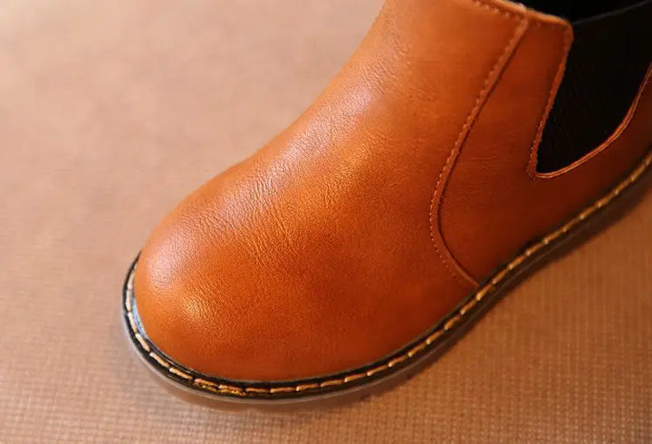 Kids Casual Boots Non-slip Wear-resistant Children Shoes Handsome Fashion Babies Warmly Shoes Girls Boys Soft Bottom Footwear