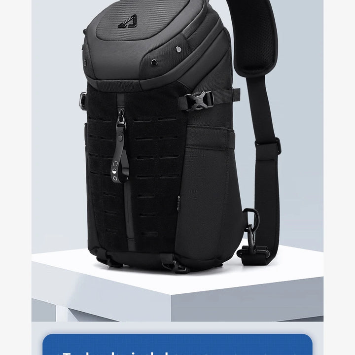 OZUKO Large Capacity Men Shoulder Bag Waterproof Sling Crossbody Bags for Man Short Trip Messenger Bag Fashion Quality Chest Bag