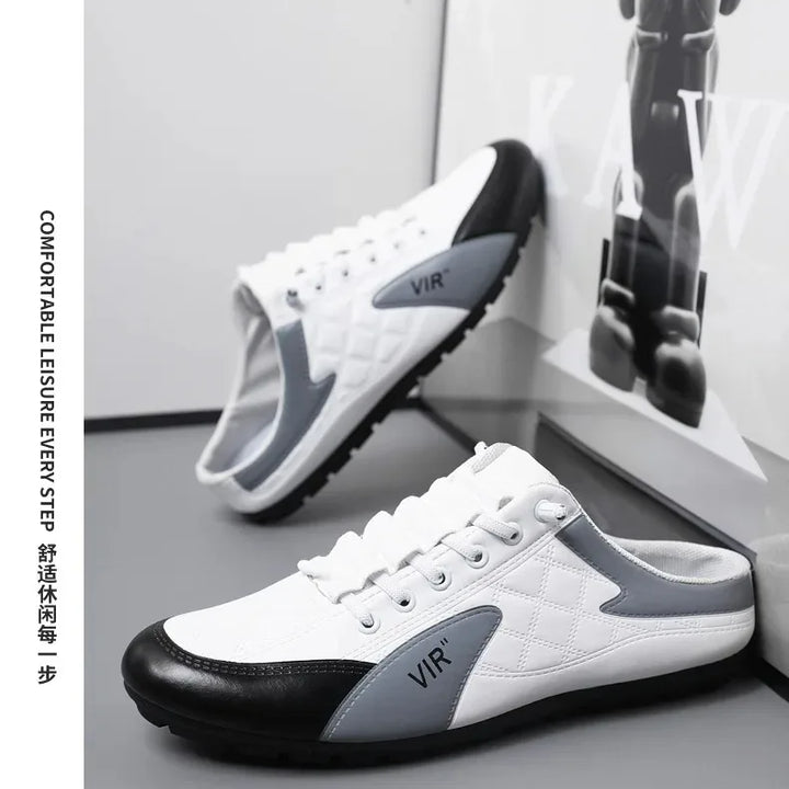 Summer Slippers for Men Trendy Men's Flat Bottom Casual Shoes Soft Sole Support Shoes Men's Sneakers Zapatos De Hombre