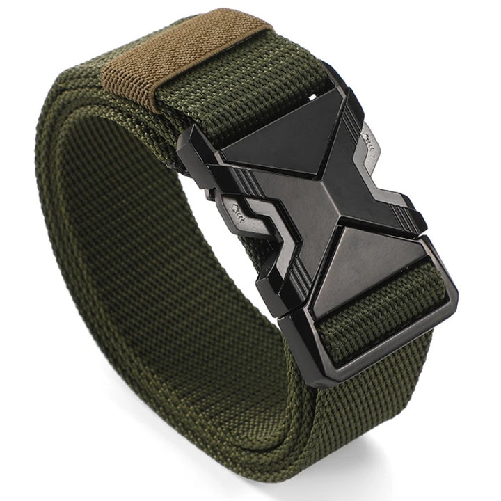 New Quick Release Pluggable Buckle Sports Belt Breathable Men Belts For Men Pants Belt