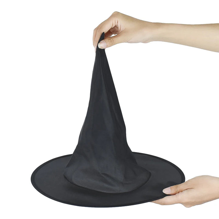 Halloween Witch Wizard Hat Party Costume Headgear Devil Cap Cosplay Props Decoration Accessories for Adult Women Men