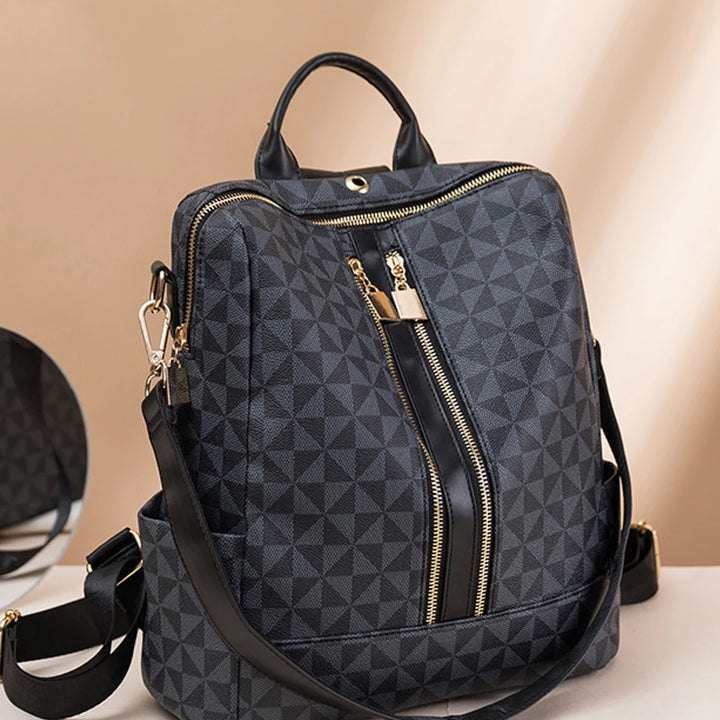 2pcs Backpack And Handbag Set, For Women, Waterproof Double Shoulder Crossbody Bag, Women's Travel Send Co