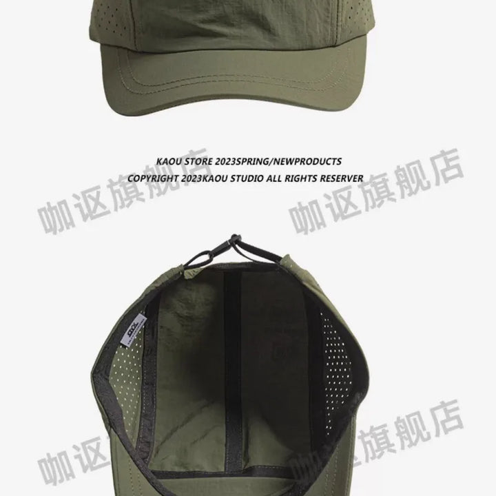 Summer Thin Breathable Mesh Baseball Caps for Men and Women Outdoor Camping Leisure Sun Protection Quick-drying Hiking Hats