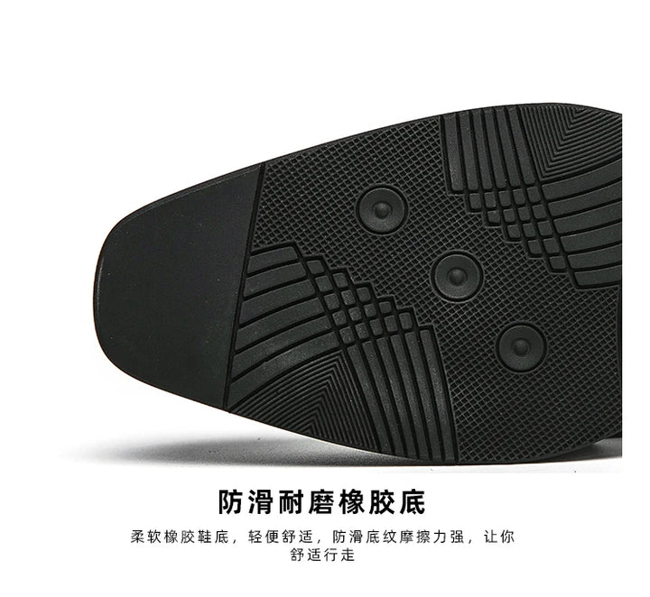 Men Minimalist Slingback Dress Shoes Business Office Dress Shoes