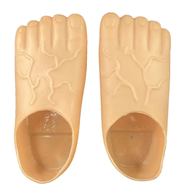 Halloween Shoes Funny Toe Slippers Ghost Shoe Flats Flip Flops Party Sandals Scary Green Christmas Costume Dress Accessories