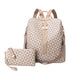 2pcs Backpack And Handbag Set, For Women, Waterproof Double Shoulder Crossbody Bag, Women's Travel Send Co