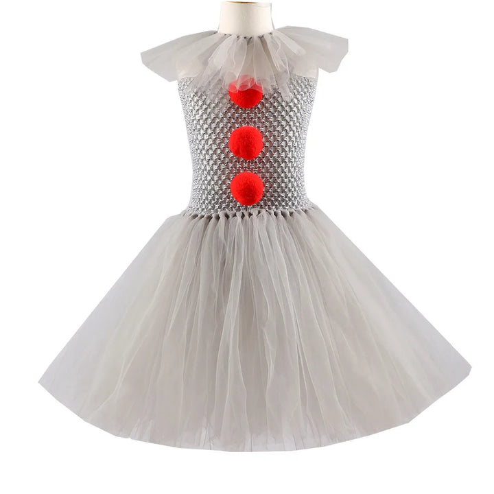 2-12Y Halloween Costumes Girl Tutu Carnival Party Cosplay Dresses Costume Party Dress Up Clothes Children's Holiday Gifts