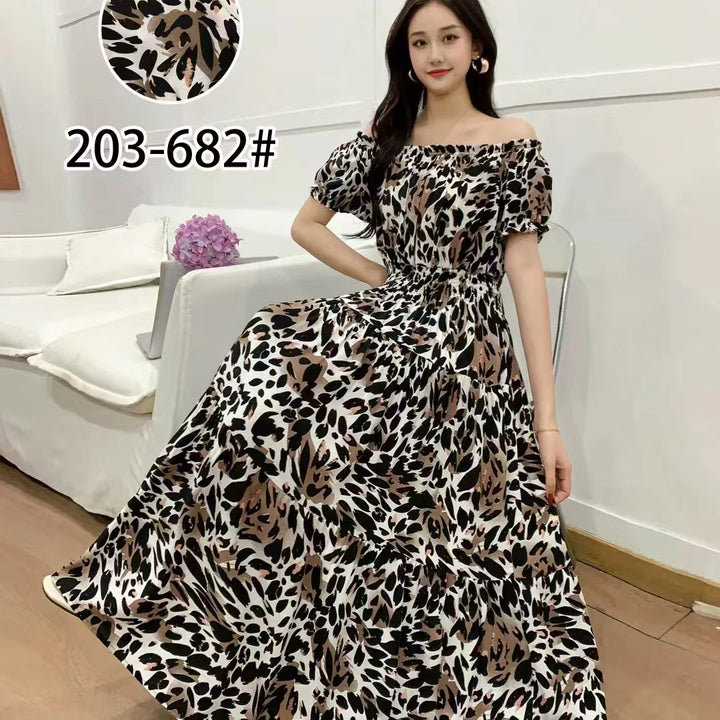 Vestidos Para Mujer Maxi Long Dress native stamps Bohemian Boho Cotton Floral Vintage casual.