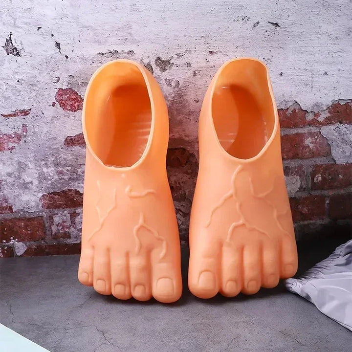 Halloween Shoes Funny Toe Slippers Ghost Shoe Flats Flip Flops Party Sandals Scary Green Christmas Costume Dress Accessories