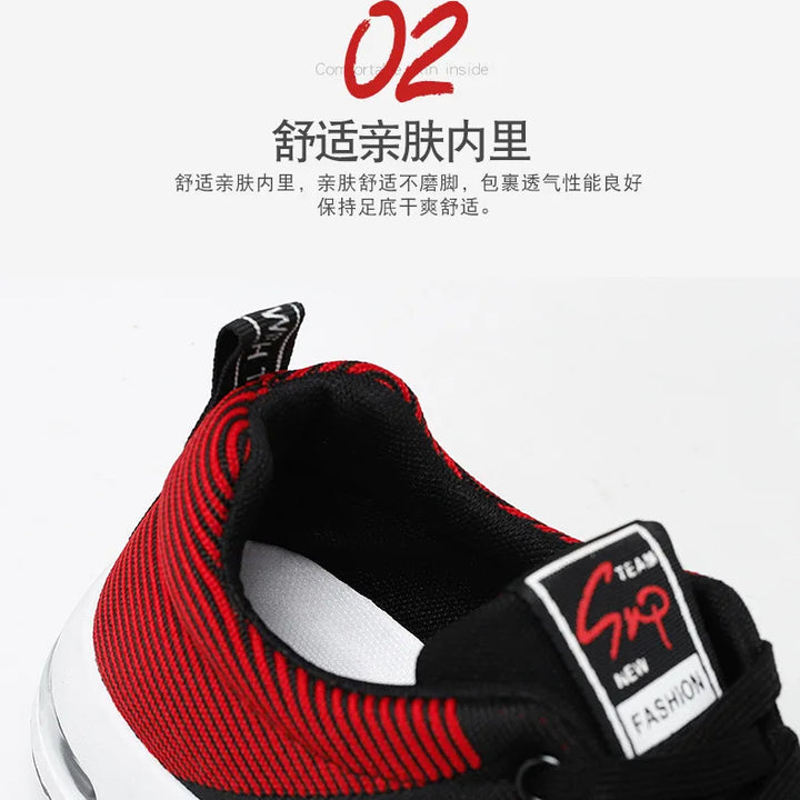 Shoes men 2025 new trend men's shoes breathable lace-up running shoes Korean version light casual sports shoes