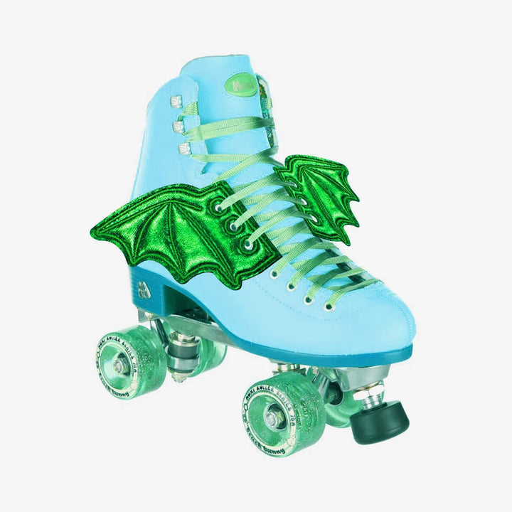 Halloween Party Bats Wings Shoes Charms Accessory Boots Bat Wings Lace Up Sport Shoes Wings DIY Skate Punk Shoe DIY Decorations