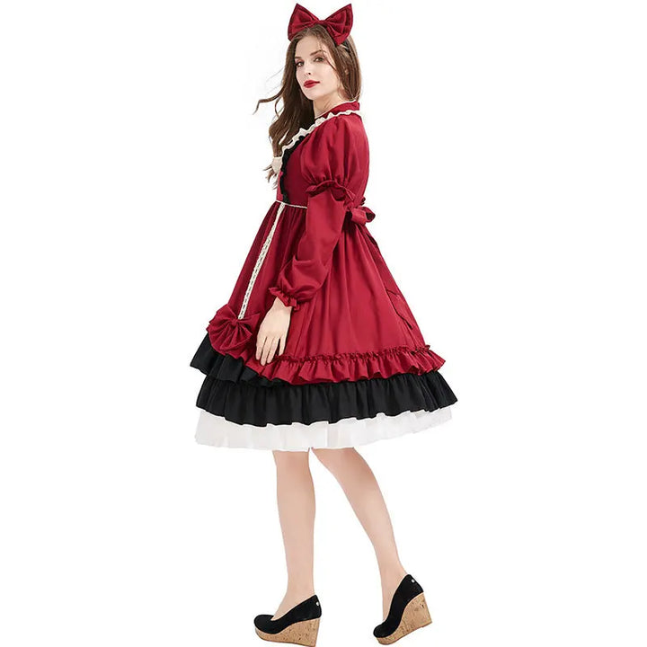 ✨ Charming, comfortable, and picture-perfect — this red Lolita princess dress will make your child feel like royalty at every event. Perfect for Halloween, carnival, birthdays, and magical playtime!