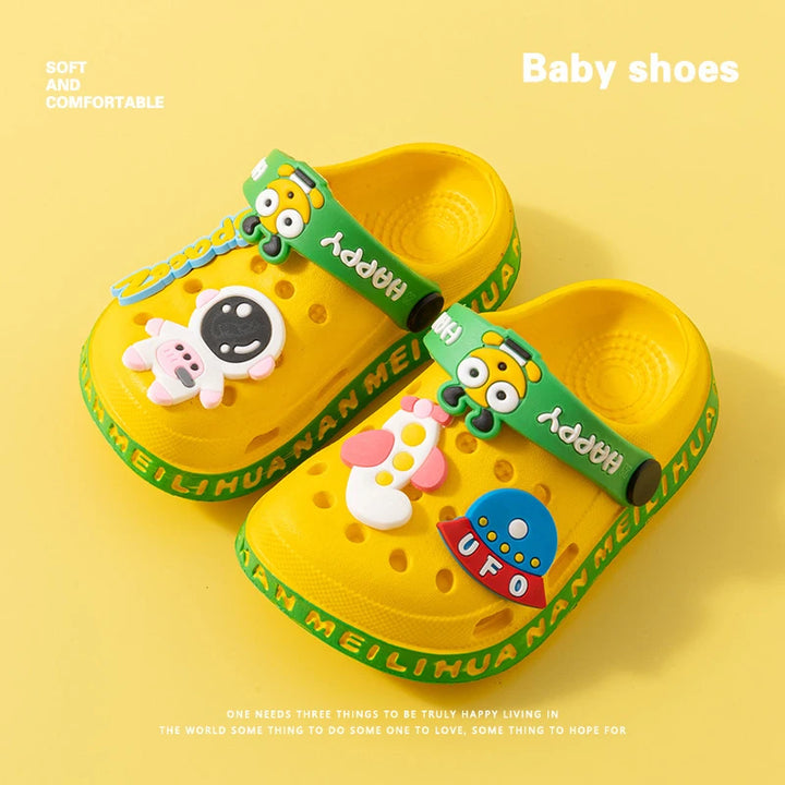 Kids' Cartoon Baby Soft-Sole Sandals – Ultra-Light Non-Slip Infant & Toddler Open-Toe Beach Sandals for Boys and Girls