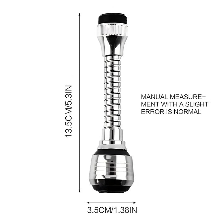 🚿 Upgrade Your Faucet Instantly!
✨ 360° Rotating Splash-Proof Extender – Save water and reduce mess
💧 Soft bubbler spray for smoother, quieter flow
🔧 Easy to install | Fits most kitchen taps
💪 Durable stainless steel – built to last!