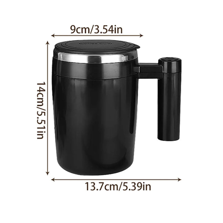 New Automatic Stirring Magnetic Mug Creative Stainless Steel Electric Smart Mixer Coffee Milk Mixing Cup Water Bottle Mark Cup