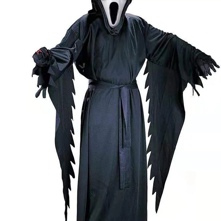 Fright Night Favorite!
Classic Ghostface mask and black robe make this the perfect pick for Halloween, carnivals, or scary movie fans. Easy to wear and made for maximum screams!
😱 Includes: Black robe + Ghostface mask🎃