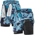 Men's running shorts  quick drying fitness camouflage double-layer shorts  men's new sports training and bodybuilding shorts