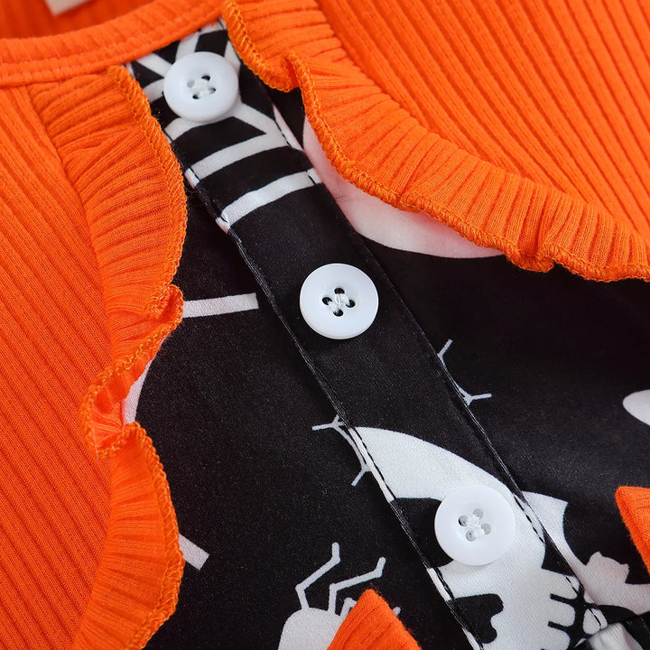 Children's Halloween Baby Clothes New European and American Fan Girls Dress Baby Ha Dress