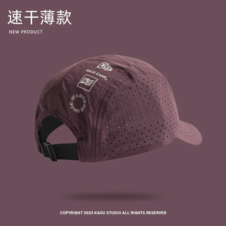 Summer Thin Breathable Mesh Baseball Caps for Men and Women Outdoor Camping Leisure Sun Protection Quick-drying Hiking Hats