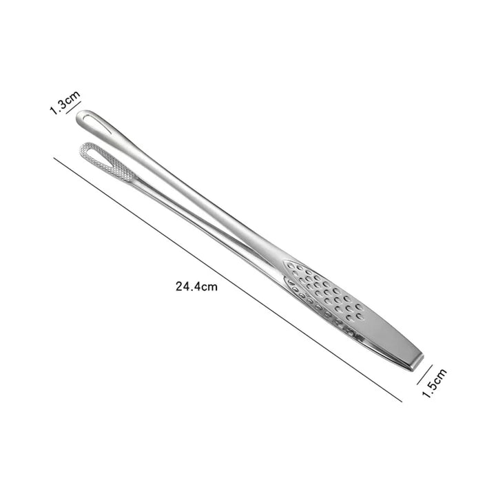 Kitchen Utensils Food Tongs Anti Heat Cooking Tool Buffet Bread Clip Pastry Clamp Barbecue Kitchen Tongs 2pcs Stainless Steel