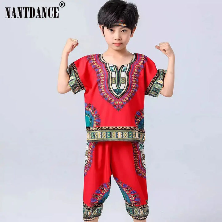 Halloween Cosplay Costume Children Savage Caveman Costumes Boy Leopard Flintstone African Tribal Hunter Indians Clothing Girl