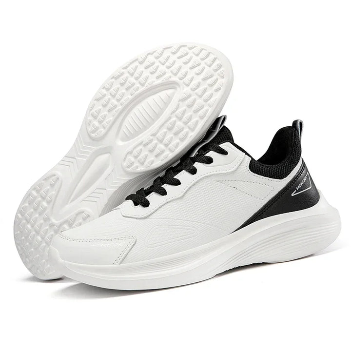 Outdoor Trendy Walking Shoes for Men Sneaker Man Leather High-quality Casual Breathable Flat Non-slip Tennis Shoes