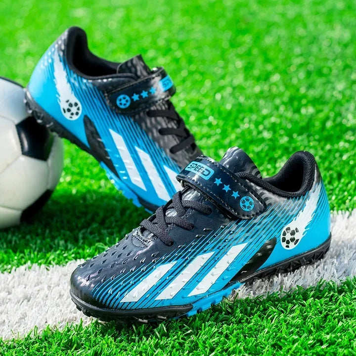 Kids Football Boots Society Cleats Soccer Shoes Boys Indoor Football Field Boots Children Non Slip Fast Training Sneakers Match