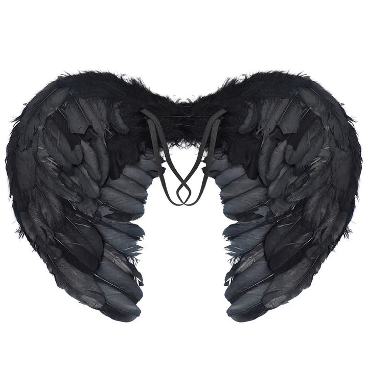Halloween Costume For Kids Black Witch Dress Luxury Lace Sequin Evil Role Playing Costume Maleficent Dress Up Outfit Ghost Bride