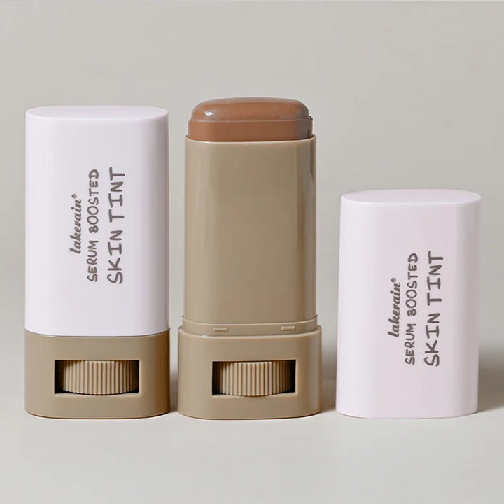 Stick Foundation Balm Serum Boosted Skin Tint Foundation Stick Smooth Plumper Hight Coverage Travel Bronze Foundation Stick Make