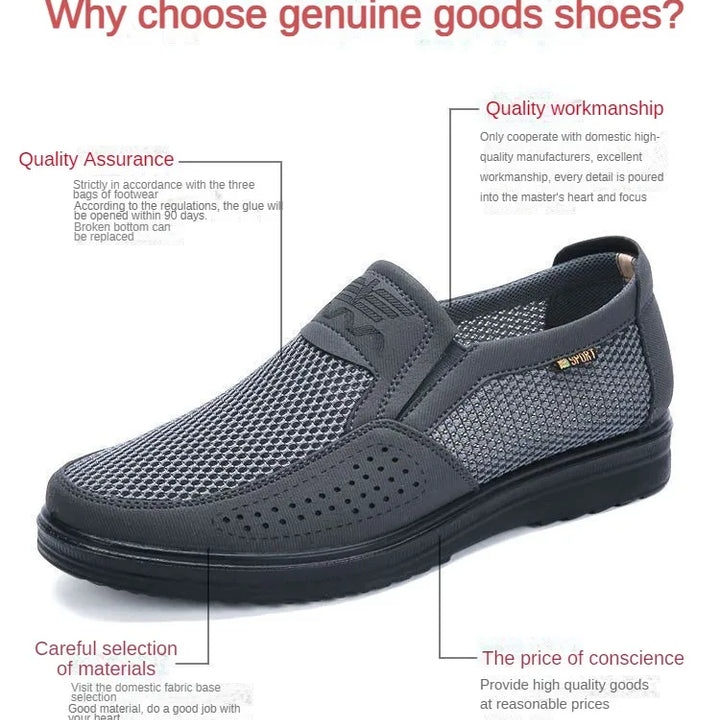 Men's Shoes 2025 Summer Casual Sneakers Breathable Mesh Chunky Sole Affordable Free Shipping