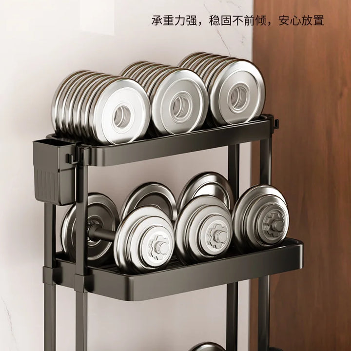 Kitchen Storage Rack, Multi-Purpose Spice Organizer, Countertop Utensil Holder for Knives, Chopsticks, Oil, Salt, Soy Sauce, Vin