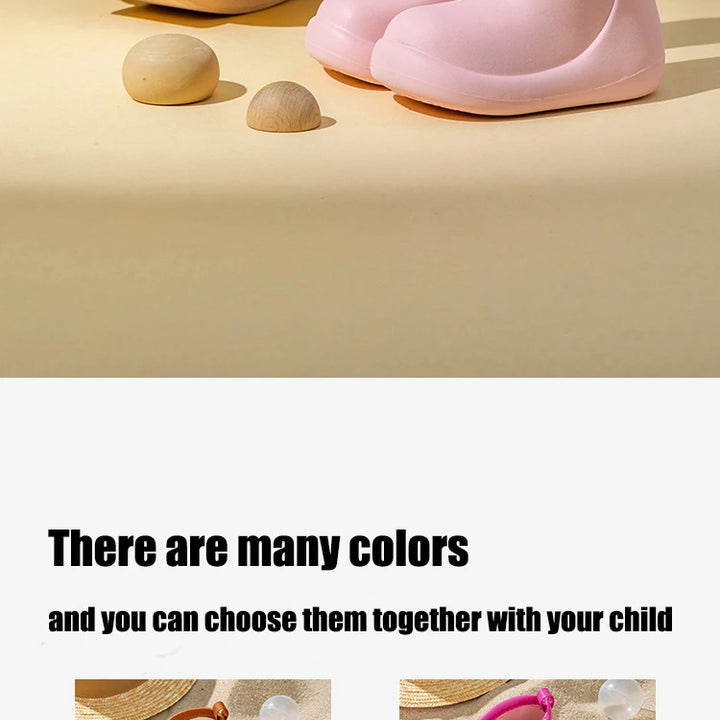 Korean INS Children's Rain Boots Bear Baby Anti-slip Waterproof Light Weight Unisex Kids Shoes Soft Sole Easy to Wear And off