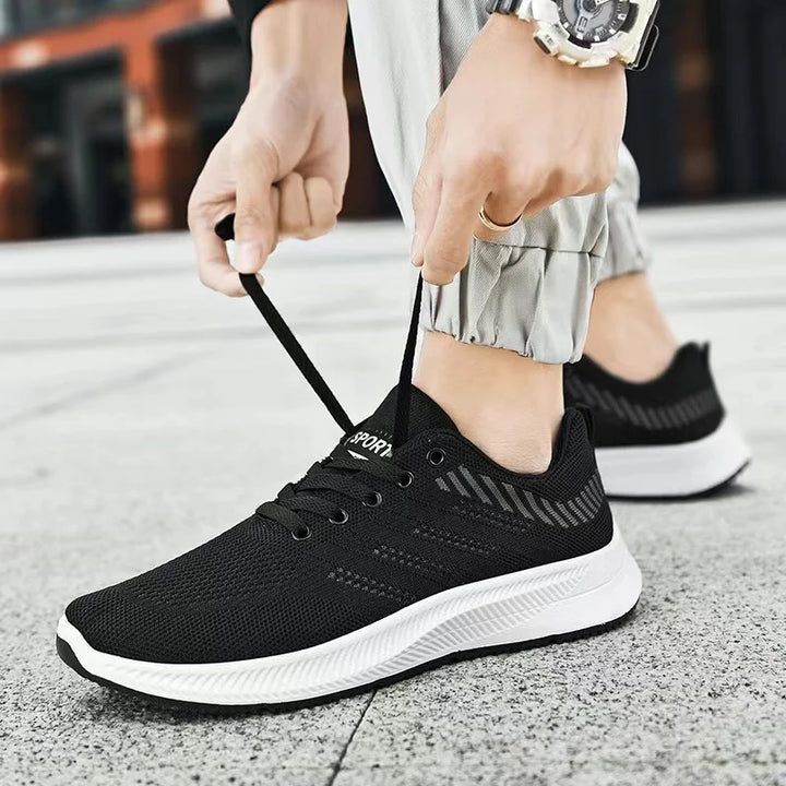 Casual Slip on Fashion Sneakers Breathable Running Shoes Outdoor Walking Training Tennis Shoes